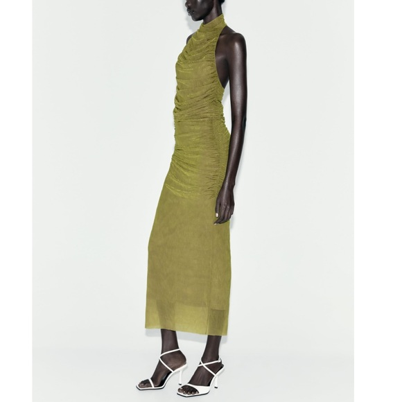 ZARA Ruched Tulle Skirt - Picture 5 of 10